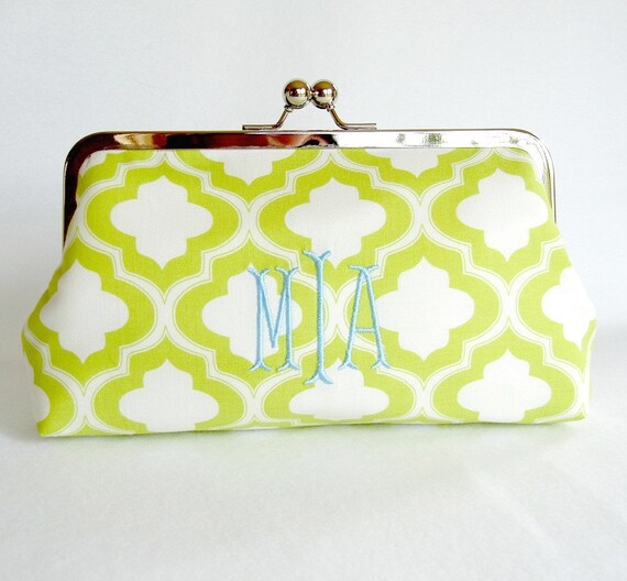 ADD ON- Monogram Option for Kisslock Frame Clutch Purses and Totes Bridesmaid Bride Wedding Gifts Preppy Prep Bridal