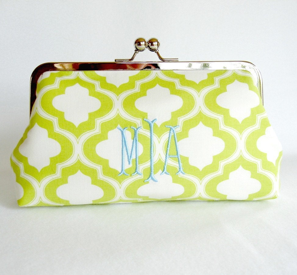 ADD ON- Monogram Option for Kisslock Frame Clutch Purses and Totes Bridesmaid Bride Wedding Gifts Preppy Prep Bridal