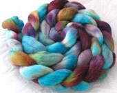 HAPPY-7oz Hand Painted 54s Super Soft Australian Wool Roving 