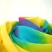 Playsilk Bright Rainbow Star Mandala