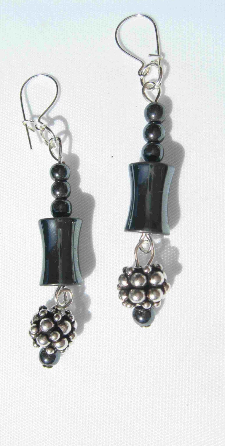 Hematite Delight Earrings by Diana