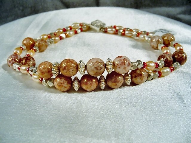 SALE-Blushing Silver Bracelet by Diana