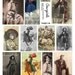 COWGIRLS collage sheet DOWNLOAD vintage photos western women altered art zne