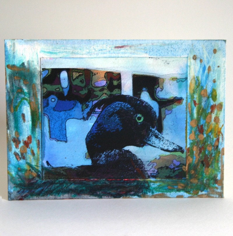 Duck Mixed media original