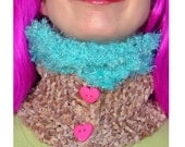 INDISCRETION Cupcake Scarflette - U B The Cherry On Top - NO WOOL