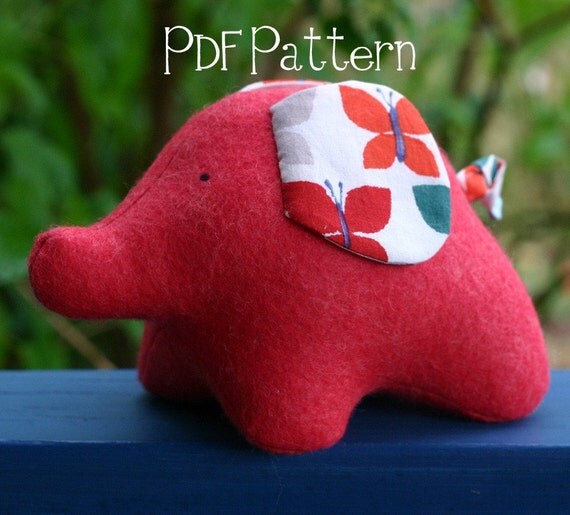 Eli Elephant PDF Pattern