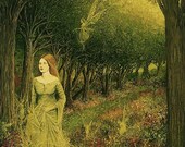Morgan Le Fay - Medieval Witch Goddess 8x10 Print
