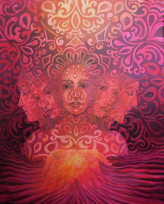 Goddess Offering - Original Acrylic Painting