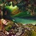 Awakening The Spring Forest Goddess ACEO ATC Altar Art