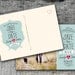 Save The Date Wedding Announcement Postcard Design - DIY Printables