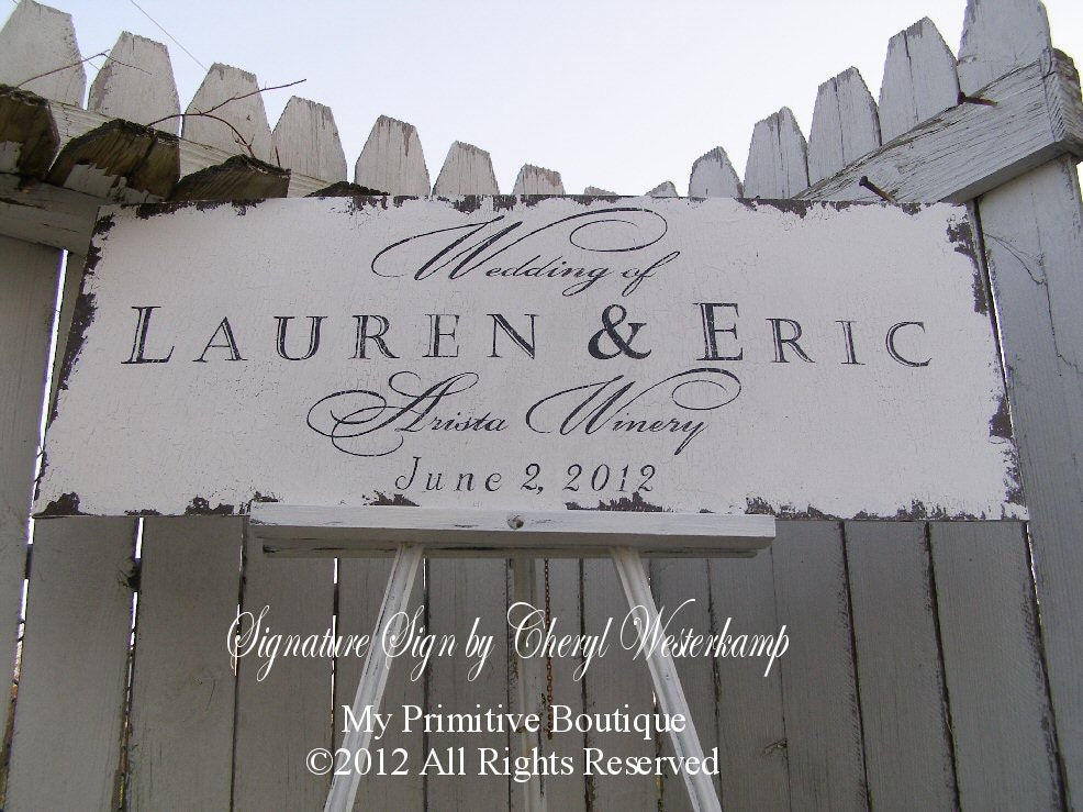 custom vintage wedding sign shabby chic by myprimitiveboutique custom vintage wedding sign shabby chic by myprimitiveboutique
