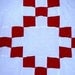 Red and White Quilted Irish Chain Bed, Crib, Lap, Wall, Throw, Toddler Quilt - PLUS - FREE SHIPPING with 2 or more items today.