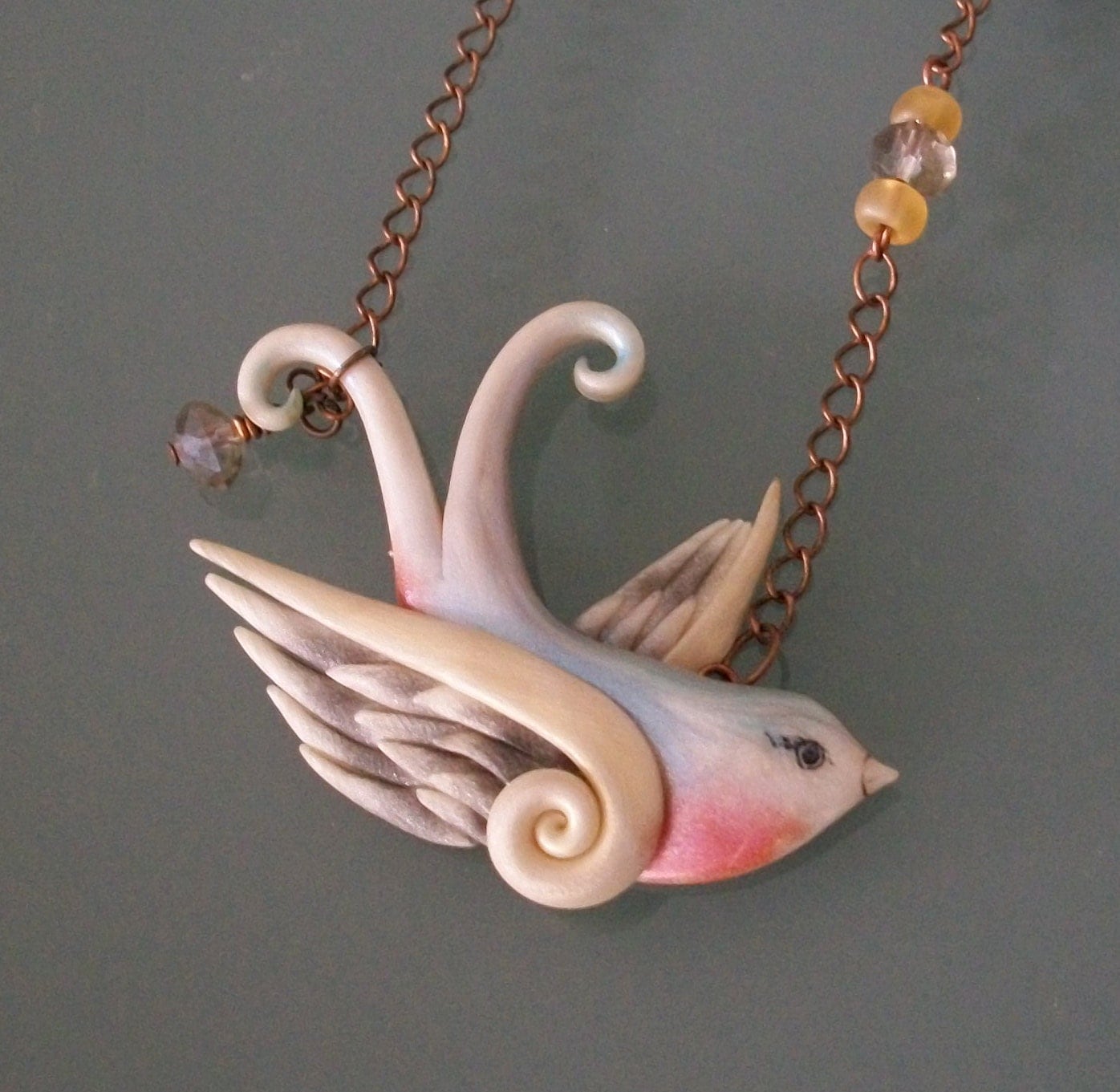 Swallow Tattoo Necklace 117