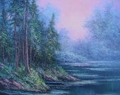 Tranquility Lake,  Giclee print by Griselda Tello
