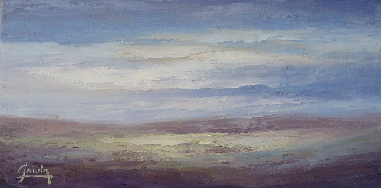 Modern Contemporary Abstract.  FOREVER.  Original Oil Painting. by Griselda Tello.