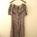 vtg Floral chiffon grunge dress S/M