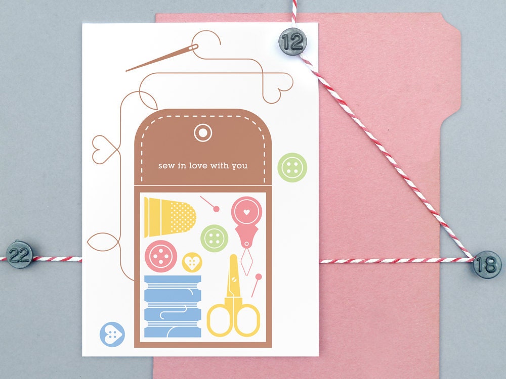 Sew in Love Card