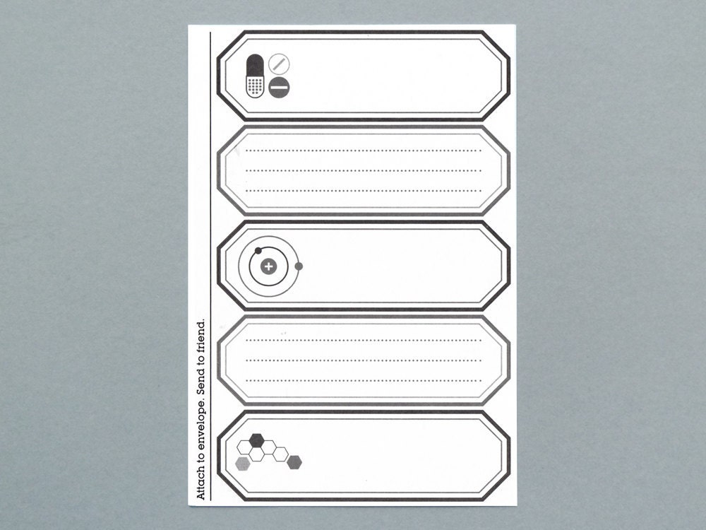 Science Journal Letter Set