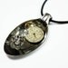 PIRATE OF STEAMPUNK Altered Art Watch Parts and Gears Resin Vintage Spoon Pendant with Necklace 2