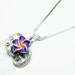 Made to Order - Design 14 - Aromatherapy Wire Wrapped Polymer Clay Tropical Flower Bead PERFUME Pendant