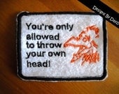 Labyrinth Bowie Movie Inspired Firey Gang Patch