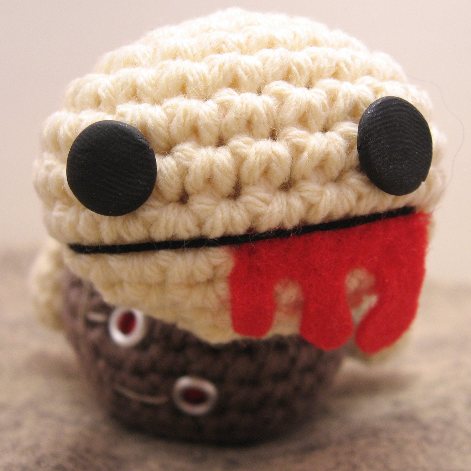 Crocheted Cyber Zombie