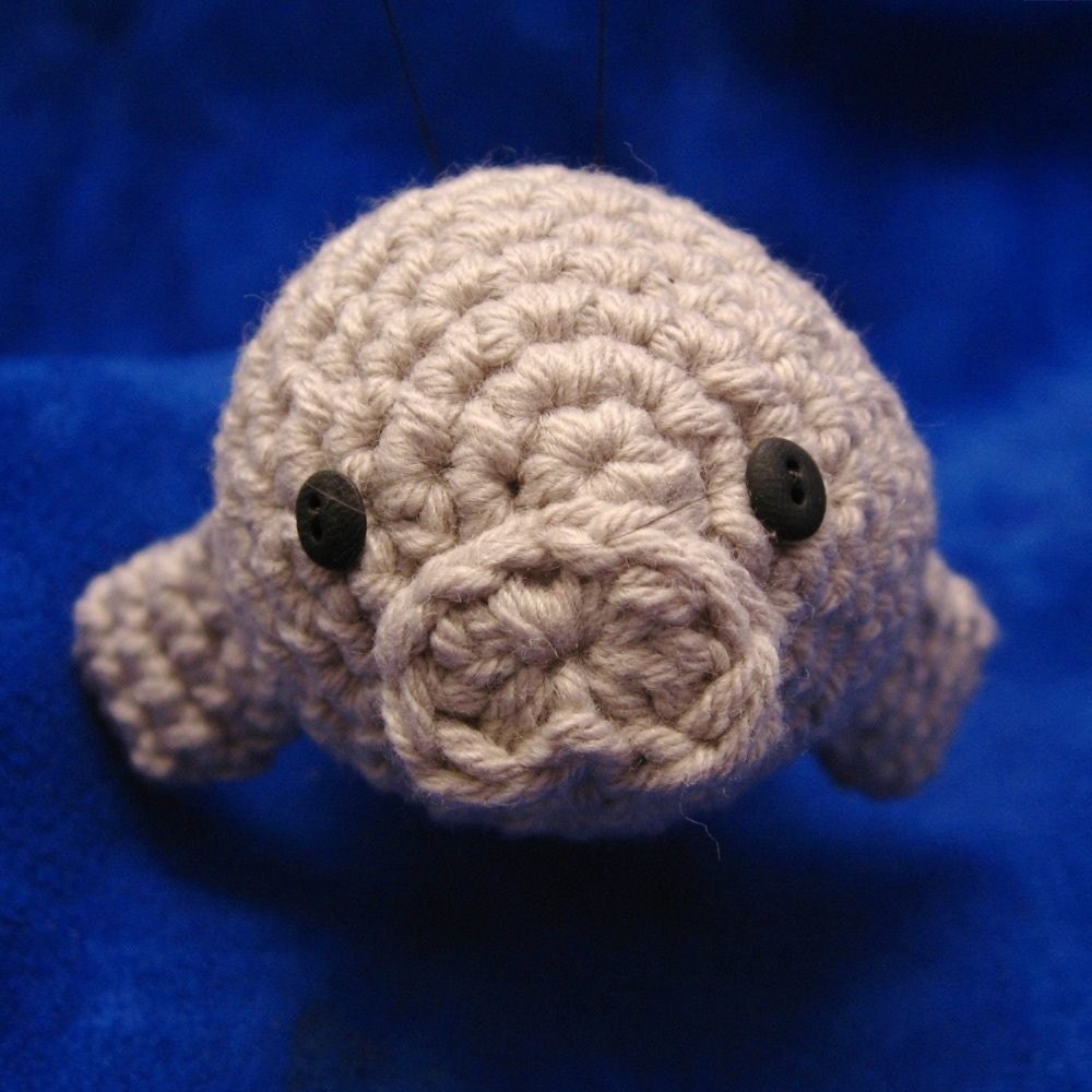 Crochet Swordfish and Manatee Pattern Set PDF (plus Narwhal Pattern)