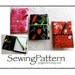 Fabric Notebook BUSY DAY notebook pattern plus bonus instant downloading