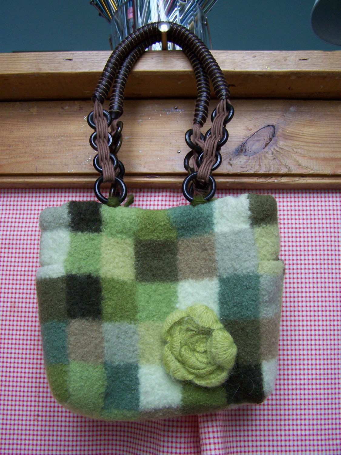 Knitting Pattern Felted Tote with Side Pockets ( PDF - digital ...