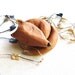 Rustic Earthenware Sleeping Brown Fox Sculpture