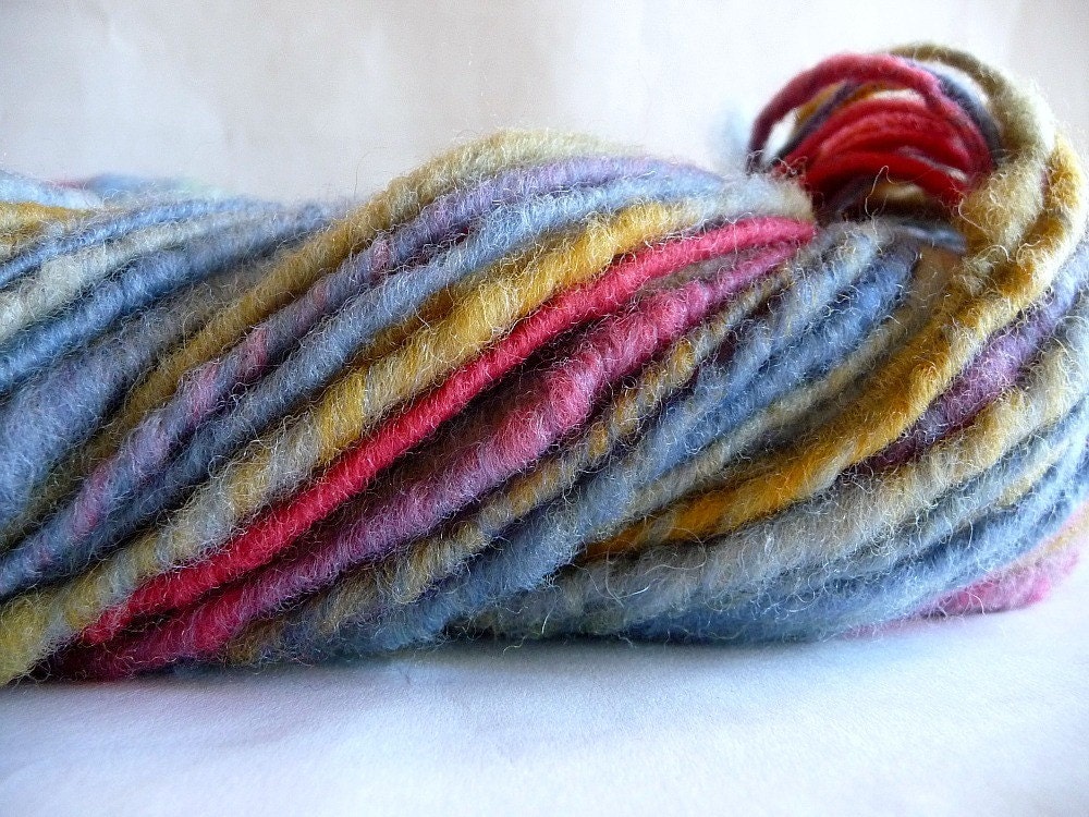SALE Corespun Hand-dyed Wool Yarn