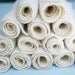 organic baby wipes, cloth diaper wipes, 12 pk 9" x 9" hemp organic cotton fleece