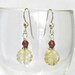 Citrine and Garnet Necklace Set