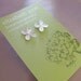 Sterling Silver Flower Post Earrings - Hydrangea