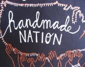 Handmade Nation NAVY TOTE