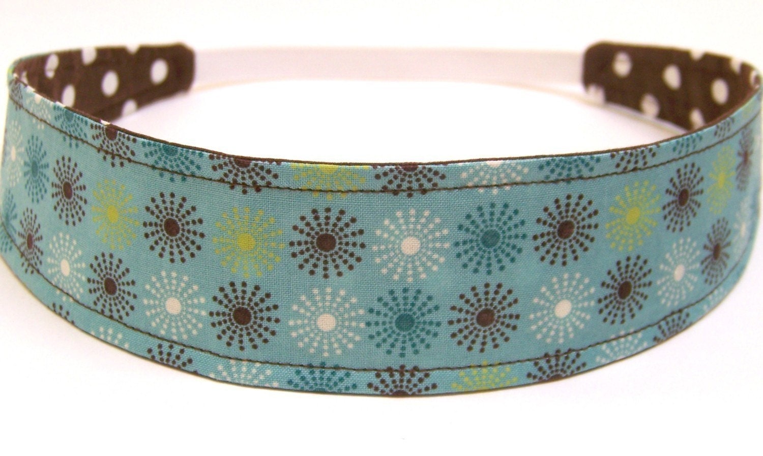 Reversible Fabric Headband - RETRO STARBURST Headbands for Women