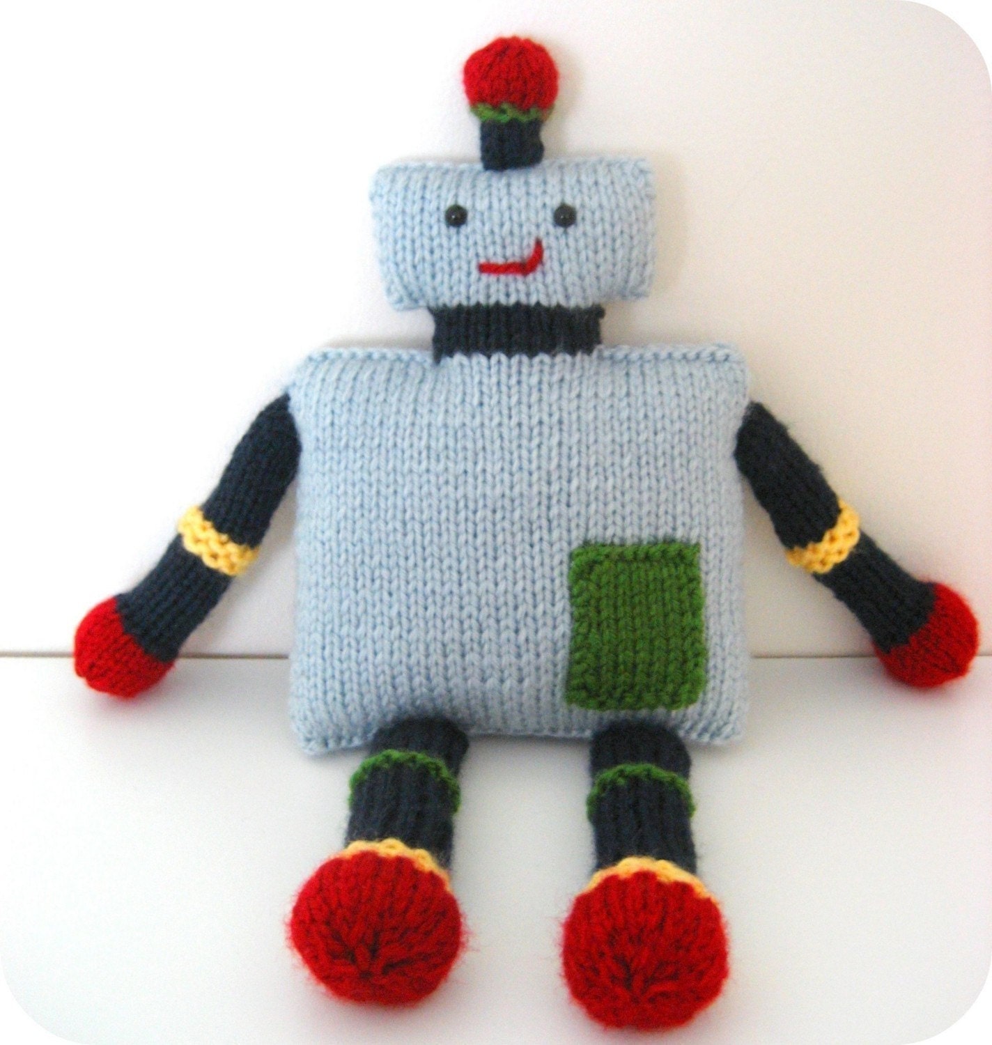 Sale - Amigurumi Robot Knit Pattern Digital Download