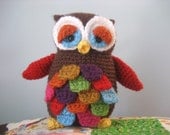 Mr. Hoot Amigurumi Owl Pattern Digital Download