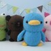 Sale - Amigurumi Animal Friends Knit Pattern Set Digital Download