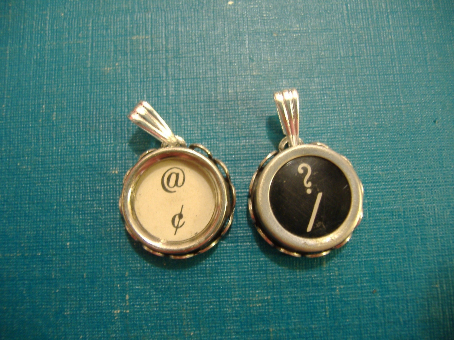 TYPEWRITER KEYs Pendant  PUNCTUATION  Vintage Antique Random Unique Gift