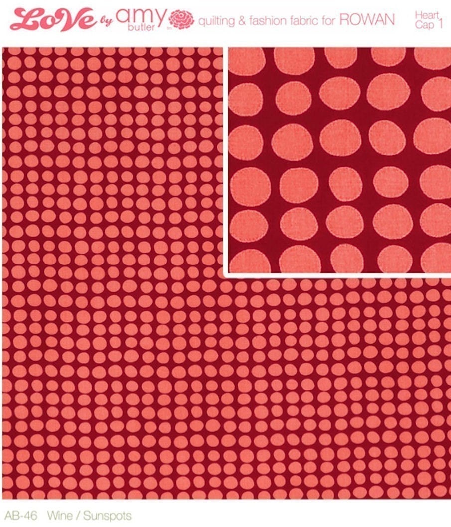 Amy Butler Fabric / Love CAP 1 HEART /  7 Half Yards Quilt Bundle