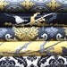Joel Dewberry Fabric / 5 Fat Quarter Bundle / Vintage Yellow / Aviary 2 - Cotton Quilt Fabric