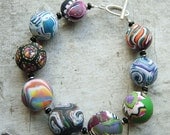 Super-Chunky Polymer Clay Bracelet