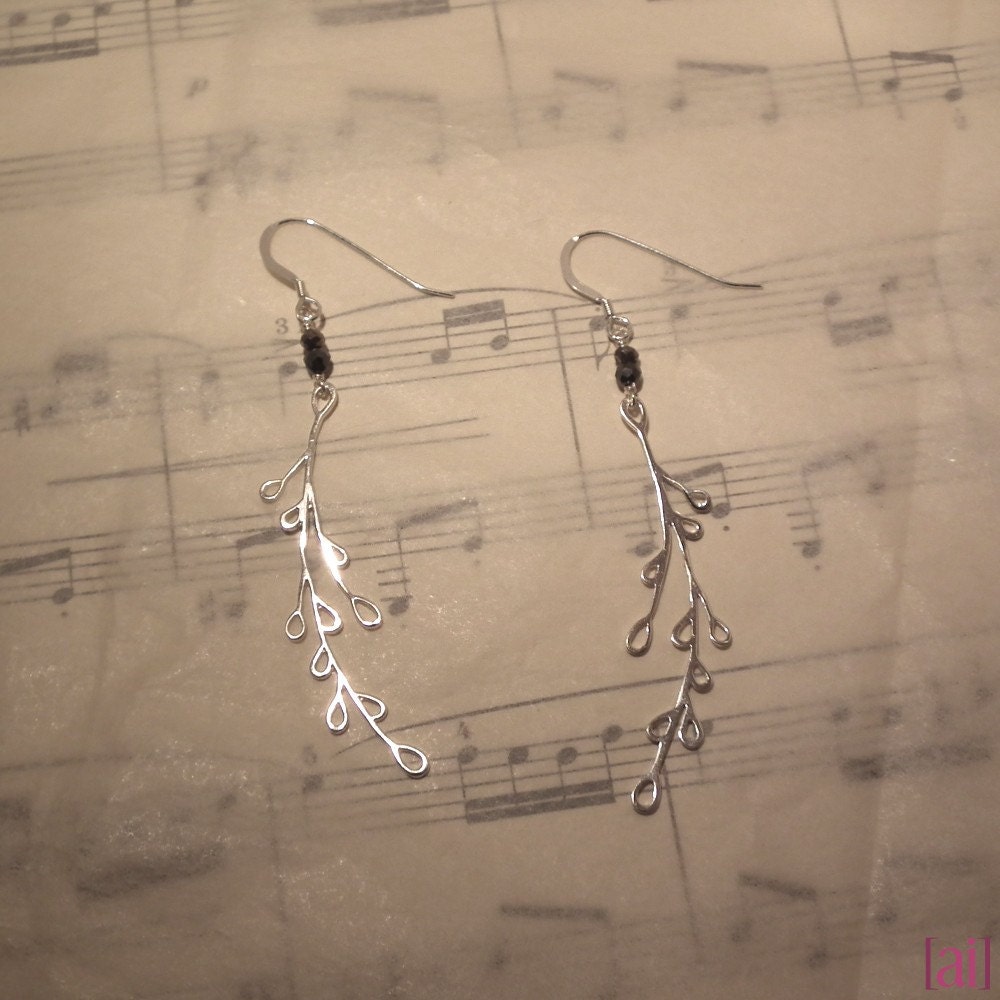Leslie - Hematite and pyrite earrings
