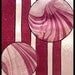 Purple Swirl Stained Glass Panel