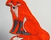 Sew on Patch Fox Applique