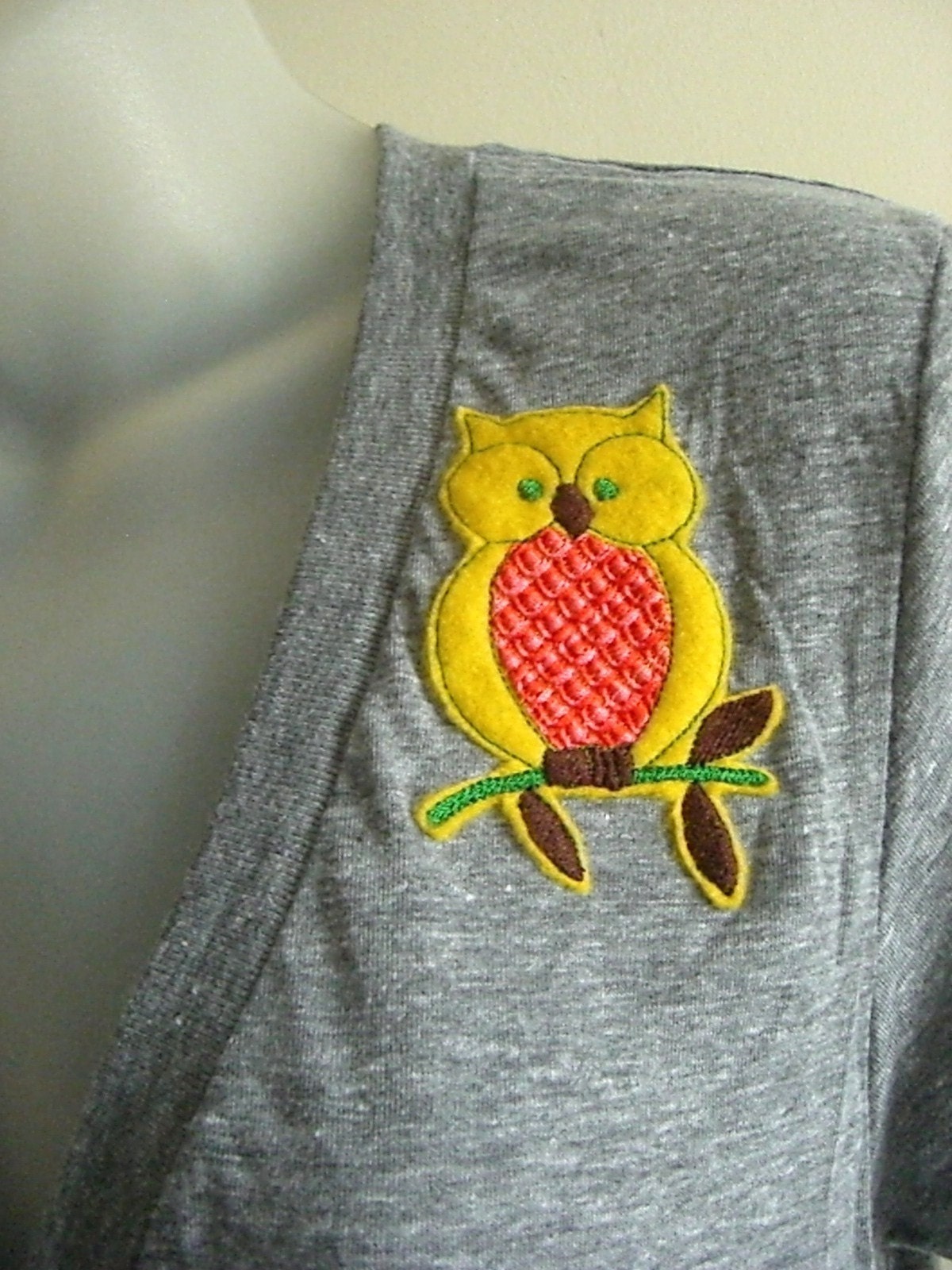 The Irie Feminist Owl Deep V Neck Tshirt