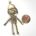 Antique Bronze Robot Musical Pendant