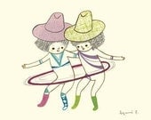 Hula Hoopers notecard
