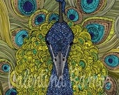 Mr. Pavo Real (the peacock) print
